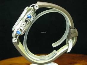 Thumbnail von Basilika Amber Edelstahl Handaufzug Damenuhr Diamant Besatz / Ref 3133.7887702d </h1>