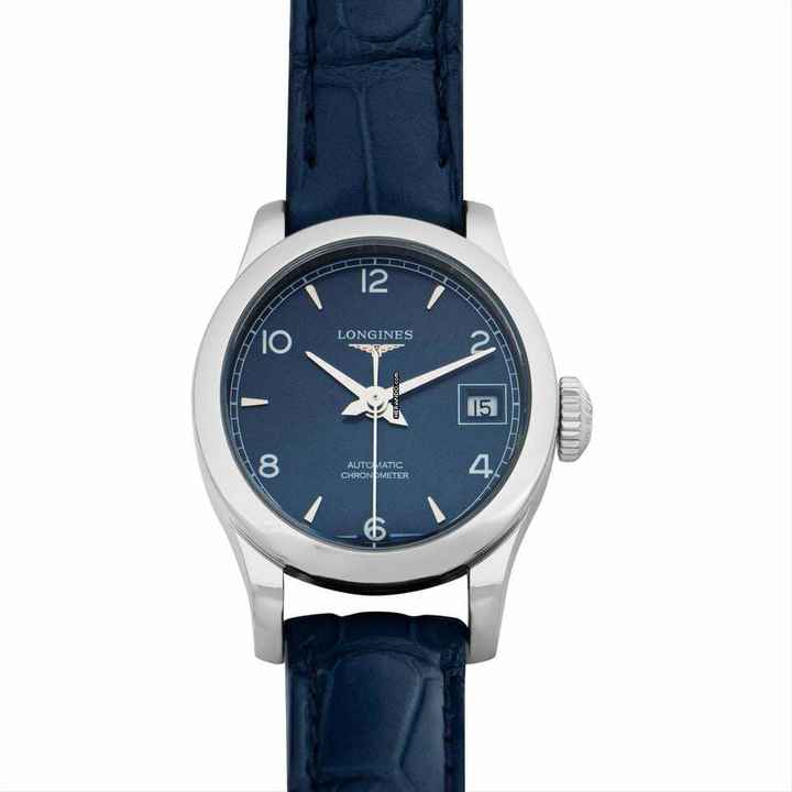  Longines Record L23204964 - Record Automatic Blue Dial Stainless Steel Ladies Watch </h1> 
