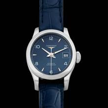 Thumbnail von Longines Record L23204964 - Record Automatic Blue Dial Stainless Steel Ladies Watch </h1>
