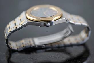 Thumbnail von Audemars Piguet Royal Oak 14486 | Full Set | Cufflinks | AP Service Dec 2022 </h1>