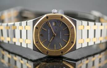 Thumbnail von Audemars Piguet Royal Oak 14486 | Full Set | Cufflinks | AP Service Dec 2022 </h1>