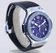 Thumbnail von Hublot Big Bang 44 mm Chronograph Stahl Keramik Racing Dial Rubber Strap Luxury 44mm </h1>