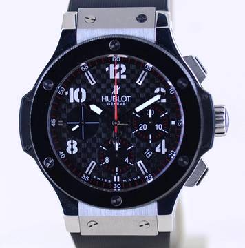  Hublot Big Bang 44 mm Chronograph Stahl Keramik Racing Dial Rubber Strap Luxury 44mm </h1> 