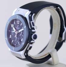 Thumbnail von Hublot Big Bang 44 mm Chronograph Stahl Keramik Racing Dial Rubber Strap Luxury 44mm </h1>