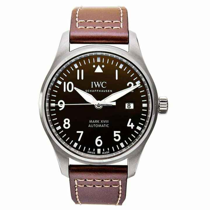  IWC Fliegeruhr Mark IW327003 - Pilot's Watch Mark XVIII Edition Antoine De Saint Exupéry Automatic Brown Dial </h1> 