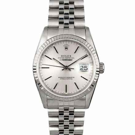  Rolex Datejust 36 16234 - Datejust Silver Tapestry Dial Jubilee Bracelet </h1> 