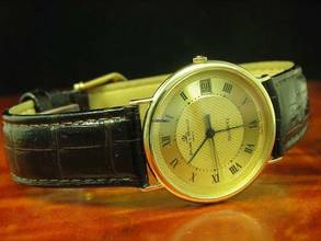 Thumbnail von Baume & Mercier 18kt 750 Gold Herrenuhr / Ref 15205 / Kaliber Eta 255.111 </h1>