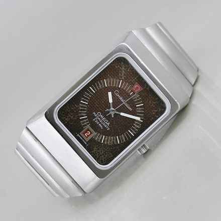  Omega Constellation Quartz Megaquartz f 2,4 MHZ Tropical Dial neues Glas </h1> 