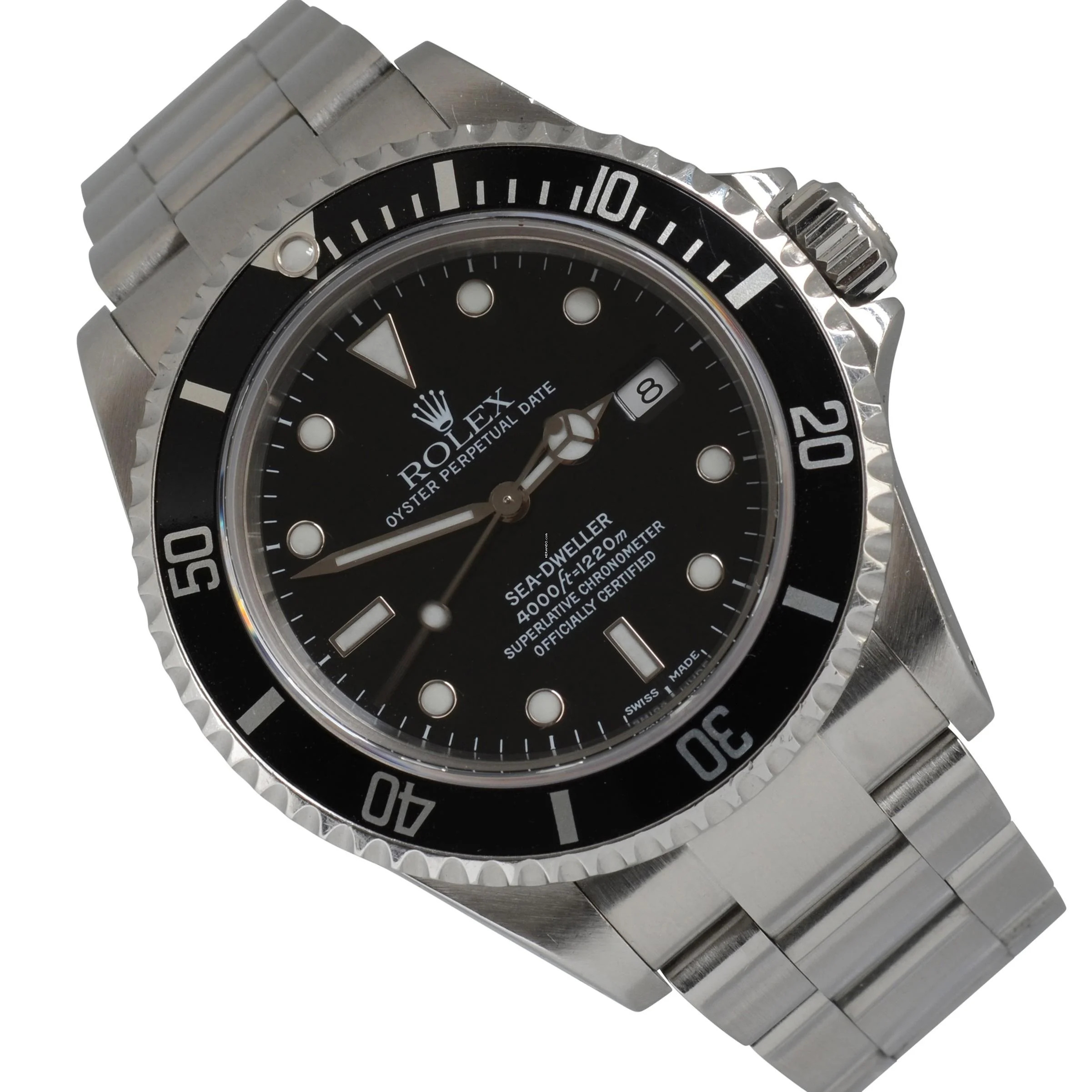  Rolex Sea-Dweller 4000 16600 Date Luminova dial Full Set 2003’s </h1> 