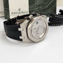 Thumbnail von Audemars Piguet Royal Oak Offshore Diamonds & White Gold Factory 42mm Completo