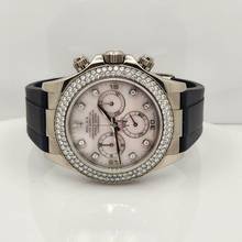 Thumbnail von Rolex Daytona Ouro Branco & Diamantes & Madrepérola Factory 40mm Completo