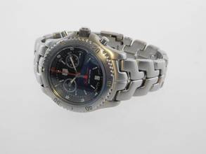 Thumbnail von TAG Heuer Link Quarz Searacer Herrenuhr 42mm Chronograph mit Stahlband im Top Zustand </h1>