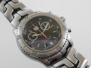 Thumbnail von TAG Heuer Link Quarz Searacer Herrenuhr 42mm Chronograph mit Stahlband im Top Zustand </h1>