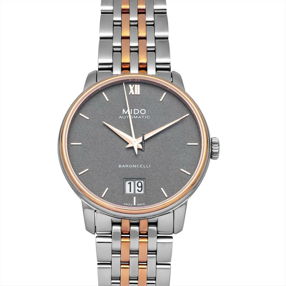  Mido Baroncelli III M027.426.22.088.00 - Baroncelli III Automatic Grey Dial Stainless Steel Men's Watch </h1> 