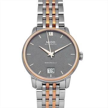  Mido Baroncelli III M027.426.22.088.00 - Baroncelli III Automatic Grey Dial Stainless Steel Men's Watch </h1> 