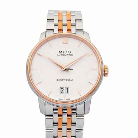  Mido Baroncelli III M027.426.22.018.00 - Baroncelli III Automatic White Dial Stainless Steel Men's Watch </h1> 