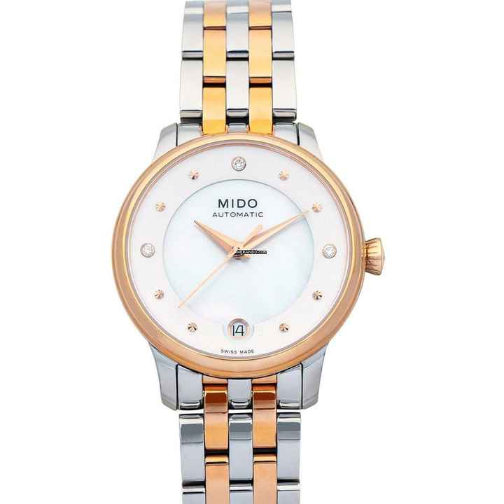  Mido Baroncelli III M039.207.22.106.00 - Baroncelli III Automatic Mother of pearl Dial Stainless Steel Ladies </h1> 