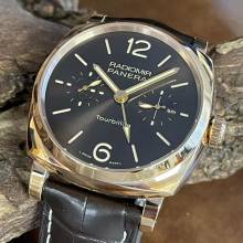 Thumbnail von Panerai Radiomir 1940 Tourbillon GMT Oro Rosso - Ref. PAM00558 - Full-Set </h1>