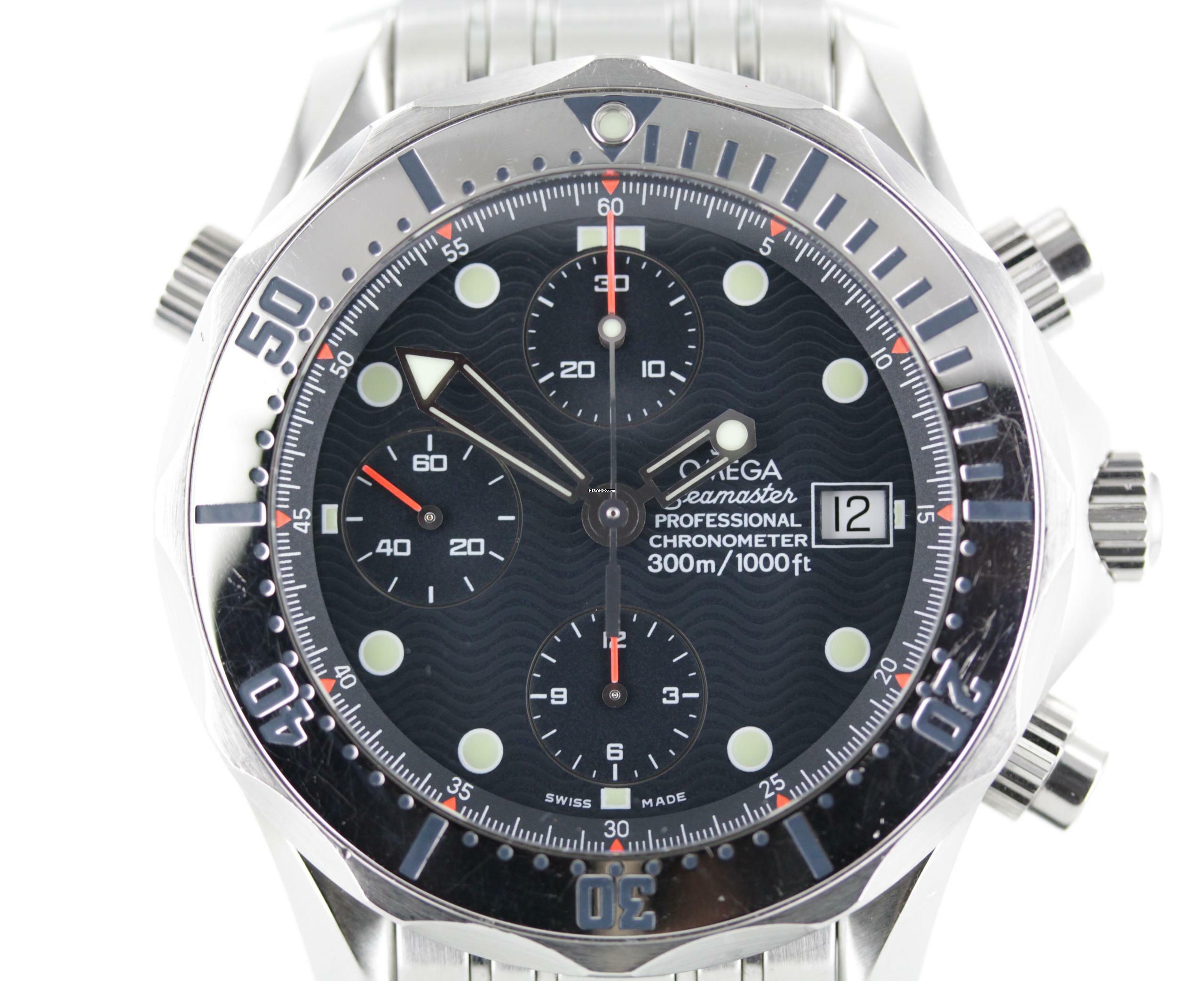  Omega Seamaster Diver 300 M 2004//41,5MM//BLUE DIAL//REF. 25998000//FULL SET # 578 