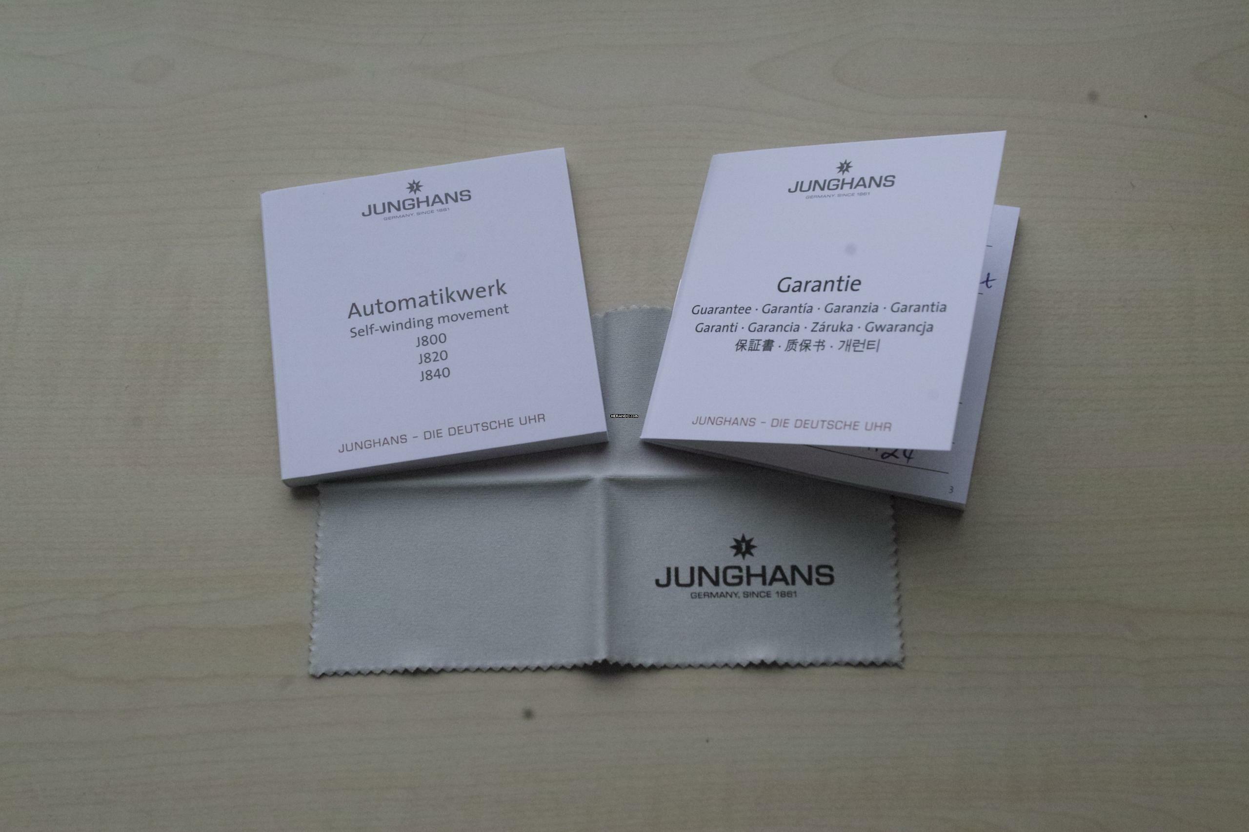 Thumbnail von Junghans Meister Damen Ladies Automatic Green Dial FULL SET