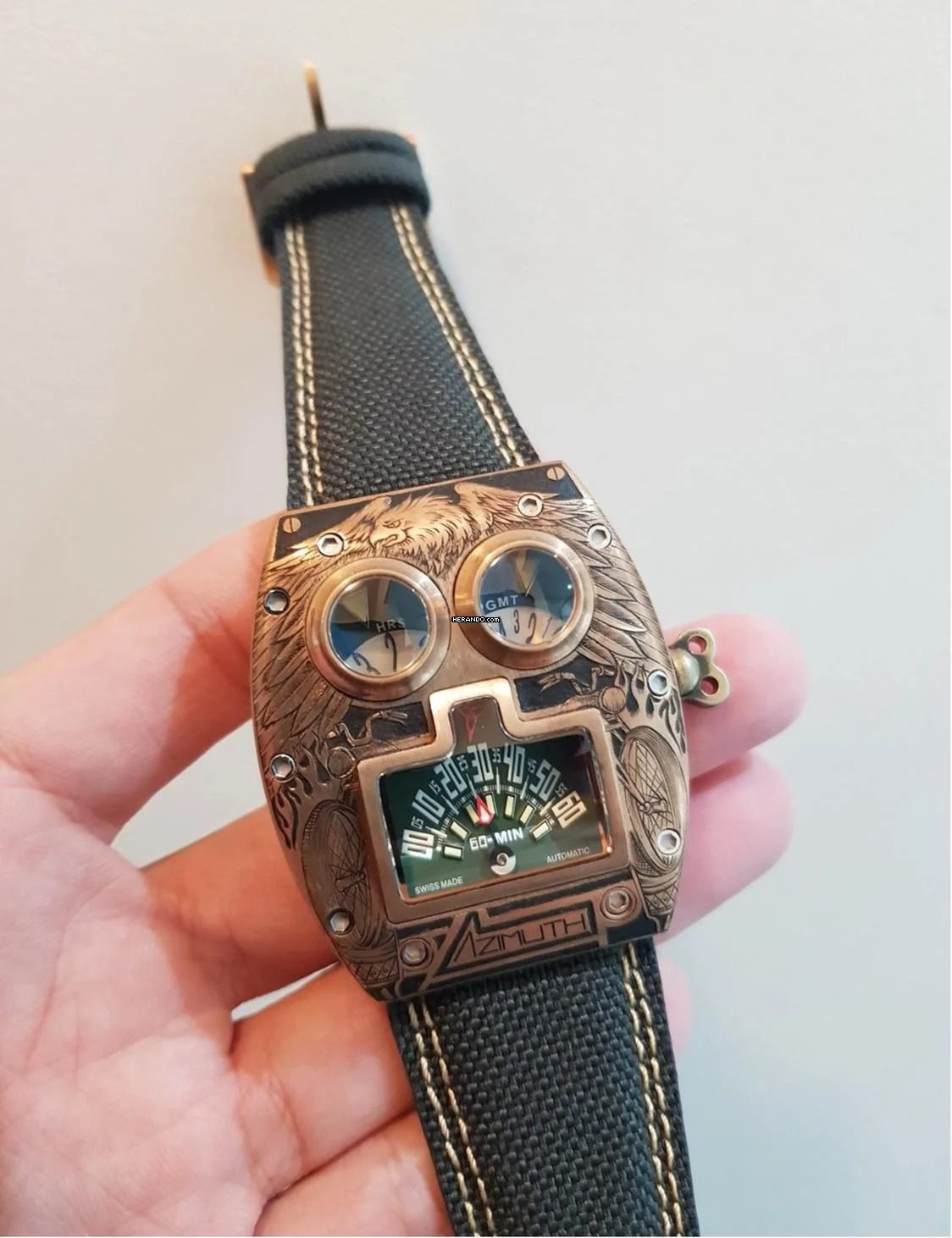 Azimuth Mr. Roboto Bronzo Piece Unique „Eagle“