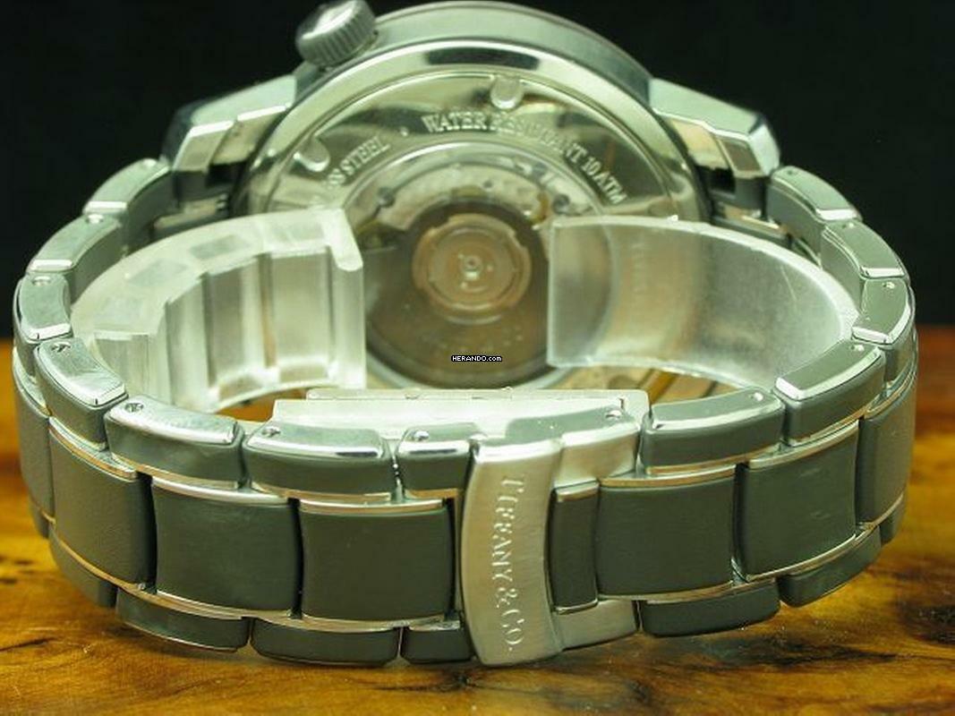 Thumbnail von Tiffany & Co. Resonator T-57 Edelstahl Automatik Herrenuhr / Kaliber Eta 2894-2 </h1>