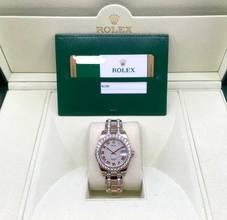 Thumbnail von Rolex Lady-Datejust Pearlmaster Rosegold Factory/Orig. Diamond Setting 34mm Box+Papers like NEW </h1>