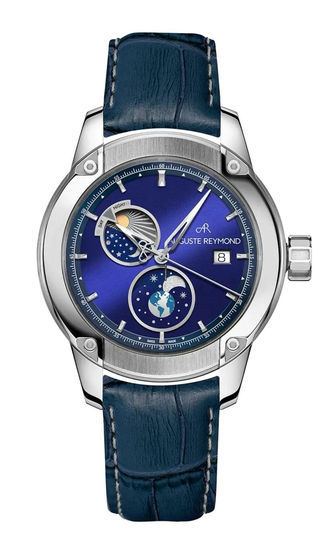 Auguste Reymond UNITY DAY & NIGHT Blue Optional: 3 different straps possible