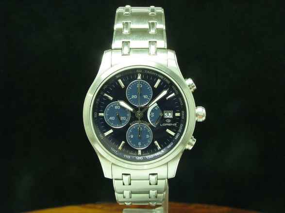  Lorenzo Theatro Edelstahl Automatic Herrenuhr / Kaliber Eta 7750 / Ref 024302aa </h1> 