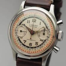 Thumbnail von Libana Superior Chronograph Valjoux 23 screwed back...RARE