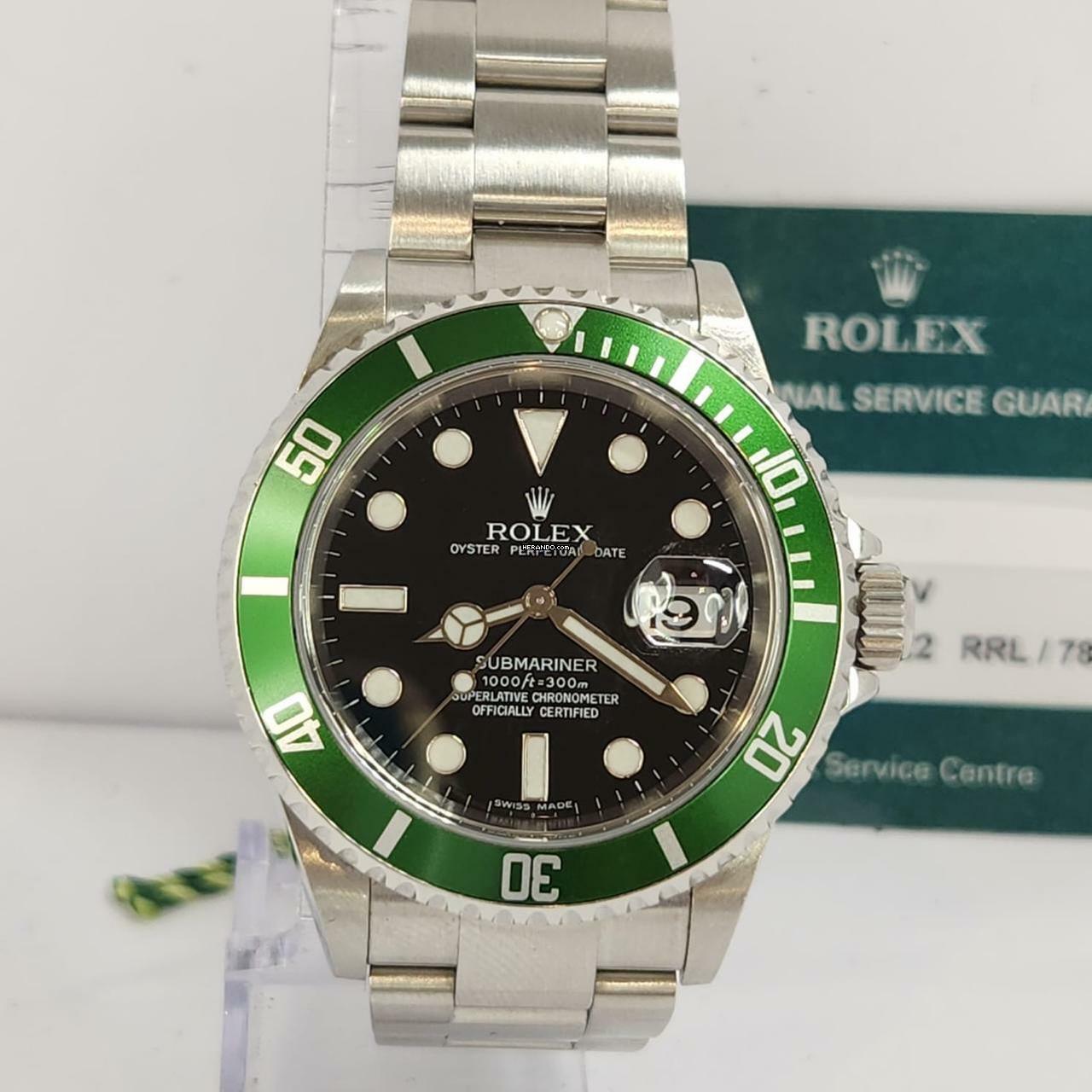 Thumbnail von Rolex Submariner Date Kermit 50 Anos 40mm Automático