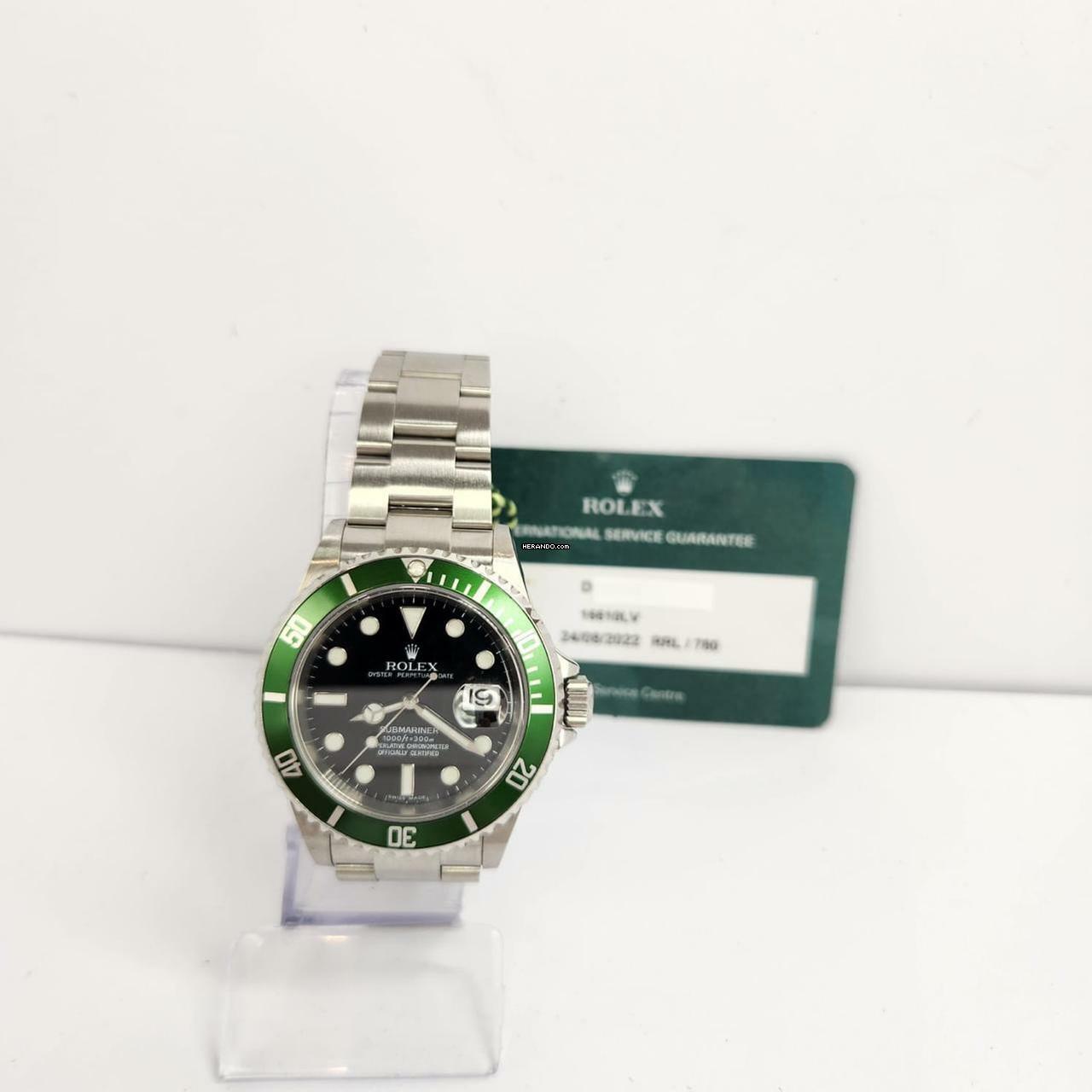 Thumbnail von Rolex Submariner Date Kermit 50 Anos 40mm Automático