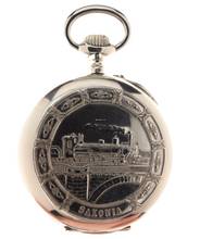 Thumbnail von Saxonia Gents big open face Case Pocket Watch </h1>