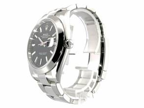 Thumbnail von Rolex Datejust 41 Ref. 126300 Edelstahl Schwarz Index Oyster-Band </h1>