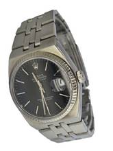 Thumbnail von Rolex Datejust Oysterquartz rare black Dial 17014A