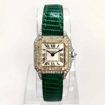  Cartier Panthère 23mm Quartz 2 Tone ~0.90TCW DIAMOND Watch </h1> 