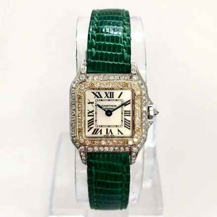  Cartier Panthère 23mm Quartz 2 Tone ~0.90TCW DIAMOND Watch </h1> 