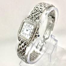 Thumbnail von Cartier Panthère 23mm Quartz Steel 0.87TCW DIAMOND Watch </h1>