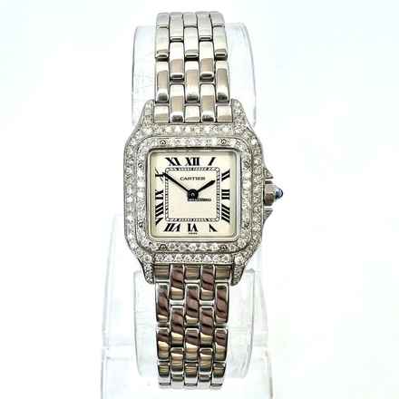  Cartier Panthère Quartz 23mm Quartz Steel 0.87TCW DIAMOND Watch </h1> 