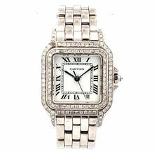 Thumbnail von Cartier Panthère 27mm Steel ~1.30TCW Diamond Watch </h1>