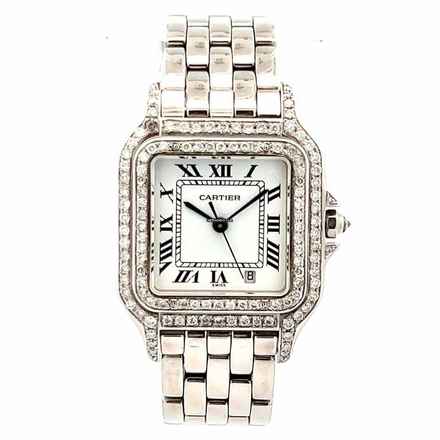  Cartier Panthère 27mm Steel ~1.30TCW Diamond Watch </h1> 