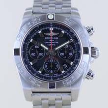 Thumbnail von Breitling Chronomat 44 44mm B01 Black Dial Flying Fish Stahl Chronograph Automatic </h1>