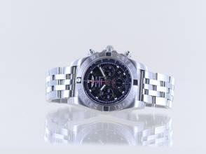 Thumbnail von Breitling Chronomat 44 44mm B01 Black Dial Flying Fish Stahl Chronograph Automatic </h1>