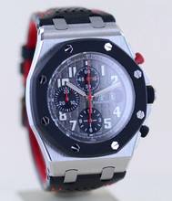 Thumbnail von Audemars Piguet Royal Oak Offshore Chronograph GSTAAD Limited Chronograph Titan grey arabic Dial rar </h1>