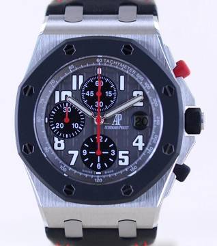  Audemars Piguet Royal Oak Offshore Chronograph GSTAAD Limited Chronograph Titan grey arabic Dial rar </h1> 