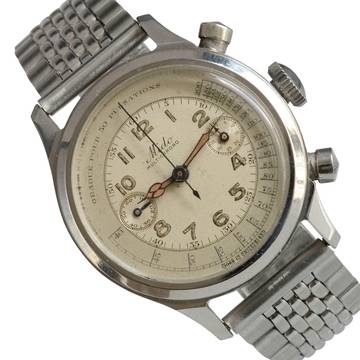  Mido Multifort Multichrono “Tasti Tondi” Medical radium dial steel 1935’s </h1> 