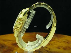 Thumbnail von Rolex Daytona Cosmograph 18kt Gold Automatic Herrenuhr / Diamond Dial / 116528h </h1>