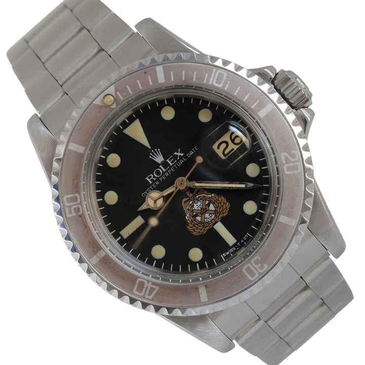  Rolex Submariner Date 1680 Date by Kuwait Army Crest dial 1977's </h1> 