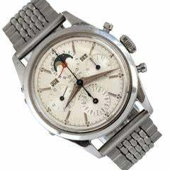 Thumbnail von Universal Genève Tri-Compax Chronograph 22297-3 Tri-Compax full calendar Moonphase TOP Condition 1958's </h1>