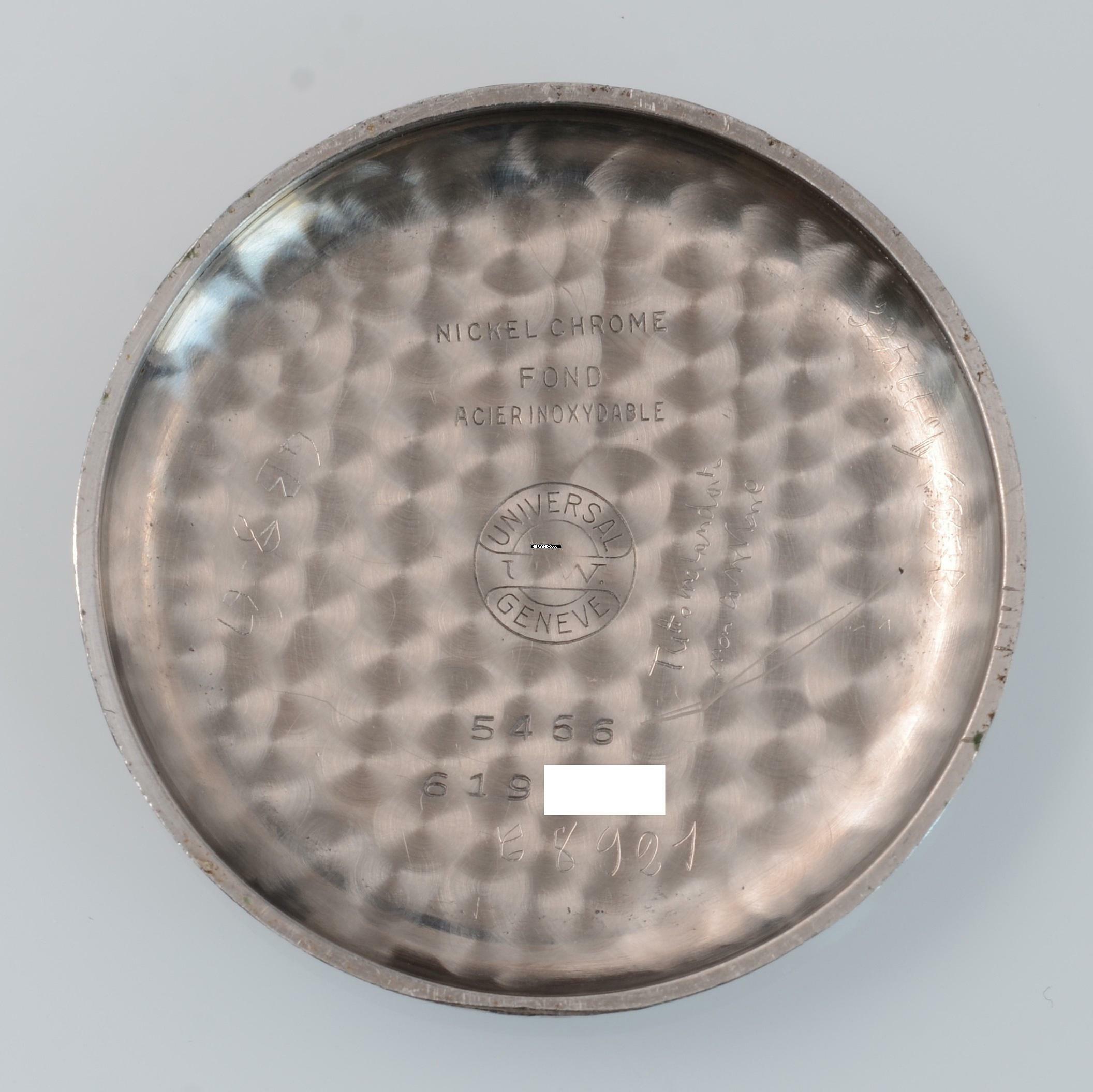 Thumbnail von Universal Genève Chronograph 5466 Compur first series 1936's </h1>